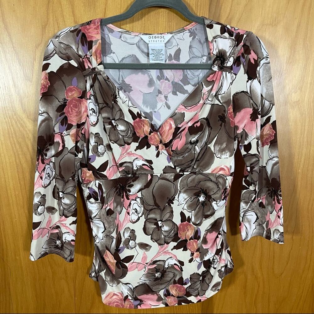Vintage George Stretch Blouse, Size Small (4/6).  Excellent condition!